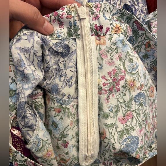 LoveShackFancy Mateo Skirt in Daybreak Blues Liberty Fabric - Picture 2 of 9